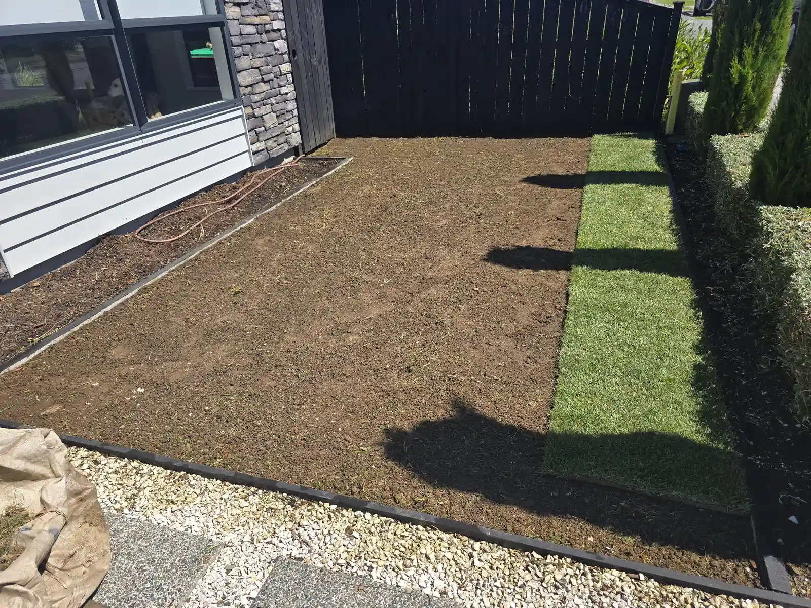 Garden maintenance job completed, South Auckland